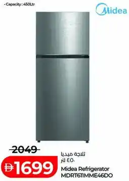 Lulu Hypermarket Midea Refrigerator MDRT611MME46DO offer
