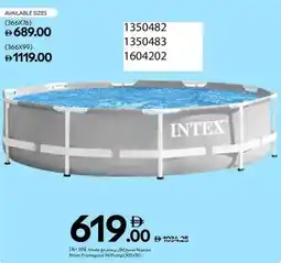 Carrefour Intex Prism Framepool W/Pump offer