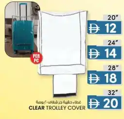KM Trading Clear trolley cover offer