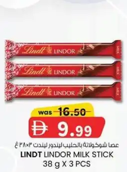 KM Trading Lindt lindor milk stick offer