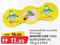 KM Trading Master chef tuna sunflower oil offer