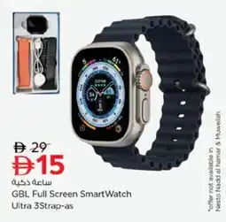 Nesto GBL Full Screen SmartWatch Ultra 3Strap-as offer