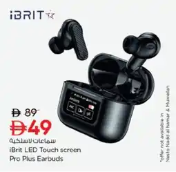 Nesto iBrit LED Touch screen Pro Plus Earbuds offer