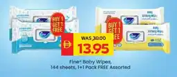 Spar Fine Baby Wipes offer
