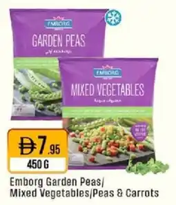 West Zone Supermarket Emborg Garden Peas/ Mixed Vegetables/Peas & Carrots offer