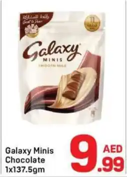 Day To Day Galaxy minis chocolate offer