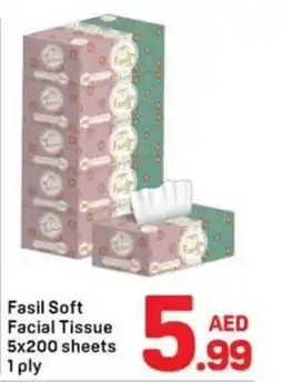 Day To Day Fasil soft facial tissue offer