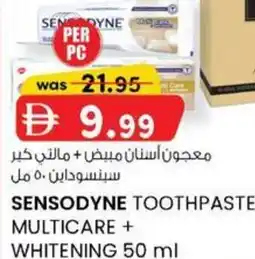 KM Trading Sensodyne toothpaste multicare + whitening offer