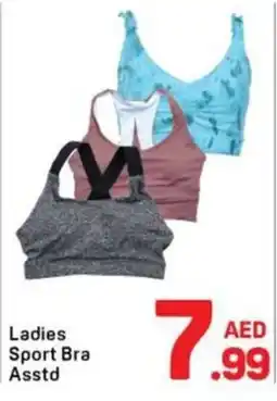 Day To Day Ladies sport bra asstd offer