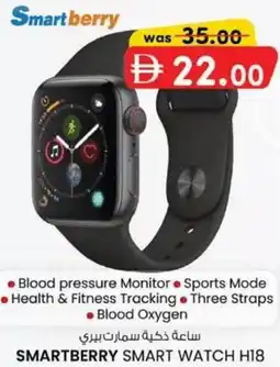 KM Trading Smartberry smart watch H18 offer