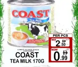 Gift Point Coast tea milk offer