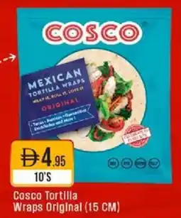 West Zone Supermarket Cosco Tortilla Wraps Original offer