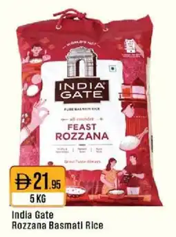 West Zone Supermarket India Gate Rozzana Basmati Rice offer