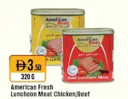 West Zone Supermarket American Fresh Luncheon Meat Chicken/Beef offer