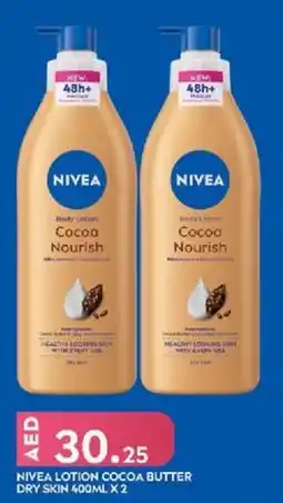 West Zone Supermarket Nivea lotion cocoa butter dry skin offer