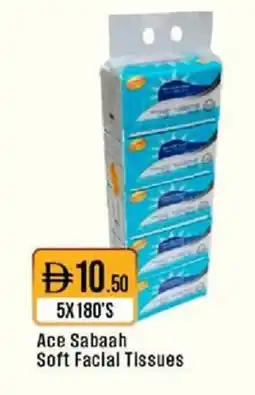 West Zone Supermarket Ace Sabaah Soft Facial Tissues offer
