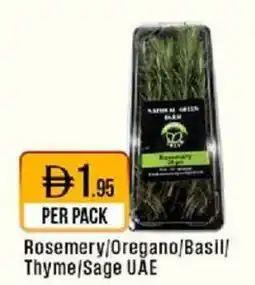 West Zone Supermarket Rosemery/Oregano/Basil/ Thyme/Sage UAE offer