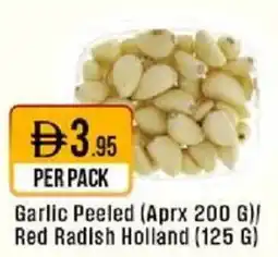 West Zone Supermarket Garlic Peeled/ Red Radish Holland offer