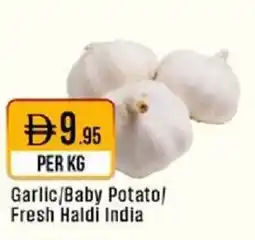 West Zone Supermarket Garlic/Baby Potato/ Fresh Haldi India offer