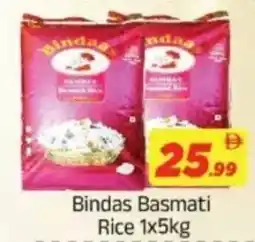 AIKO HYPERMARKET Bindas Basmati Rice offer