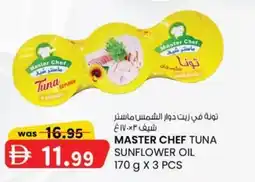 KM Trading Master chef tuna sunflower oil offer