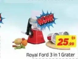 AIKO HYPERMARKET Royal Ford 3 in 1 Grater offer