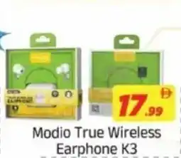 AIKO HYPERMARKET Modio True Wireless Earphone K3 offer