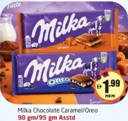 Delta Centre Milka Chocolate Caramel/Oreo offer