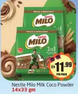 Delta Centre Nestle Milo Milk Coco Powder offer