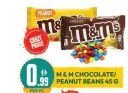 Dream Land Center M&M chocolate peanut beans offer