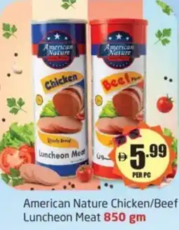 Delta Centre American Nature Chicken/Beef Luncheon Meat offer