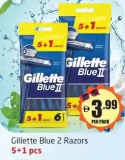 Delta Centre Gillette Blue 2 Razors offer