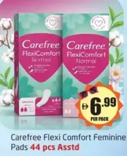 Delta Centre Carefree Flexi Comfort Feminine Pads offer