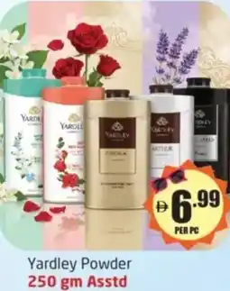 Delta Centre Yardley Powder offer
