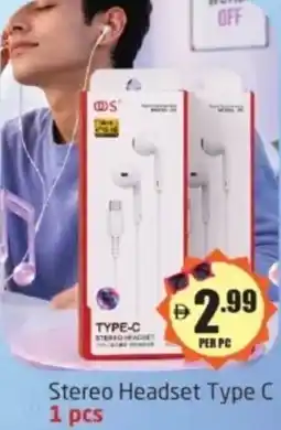 Delta Centre Stereo Headset Type C offer
