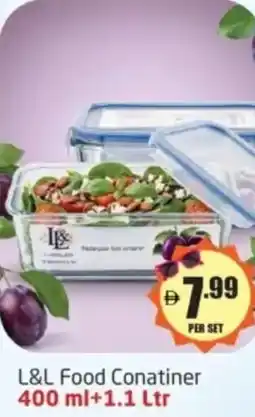 Delta Centre L&L Food Conatiner offer