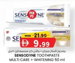 KM Trading Sensodyne toothpaste multi care + whitening offer