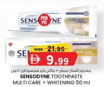 KM Trading Sensodyne toothpaste multi care + whitening offer