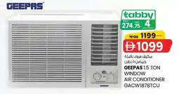 KM Trading Geepas 1.5 ton window air conditioner gacw1878tcu offer