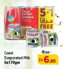 Al Hoot Coast Evaporated Milk offer