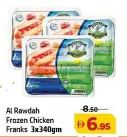 Al Hoot Al Rawdah Frozen Chicken Franks offer