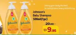 Al Hoot Johnson's Baby Shampoo offer