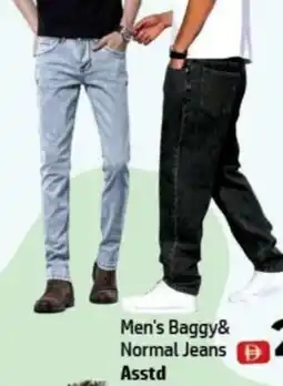 Al Hoot Men's Baggy& Normal Jeans Asstd offer
