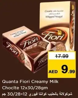 Nesto Quanta fiori creamy milk choclte offer