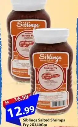 Mark & Save Siblings salted shrimps fry offer