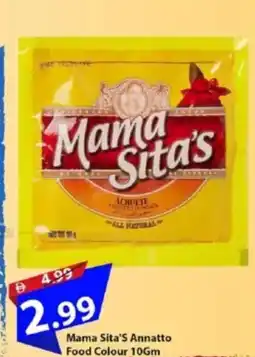 Mark & Save Mama sita's annatto food colour offer