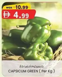 KM Trading Capsicum green offer