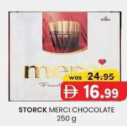 KM Trading Storck merci chocolate offer
