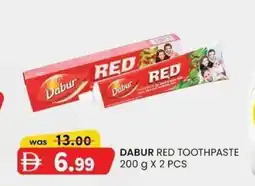 KM Trading Dabur red toothpaste offer