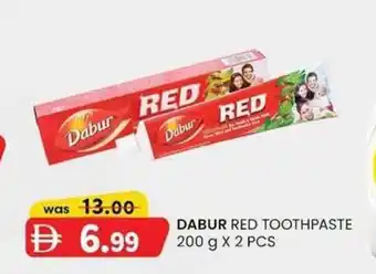 KM Trading Dabur red toothpaste offer